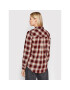 Tommy Hilfiger Cămașă Check Flannel WW0WW31395 Vișiniu Relaxed Fit - Pled.ro