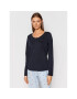 Tommy Hilfiger Cămașă pijama Tee Henley UW0UW03285 Bleumarin Regular Fit - Pled.ro