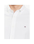 Tommy Hilfiger Cămașă Flex Dobby MW0MW31816 Alb Slim Fit - Pled.ro