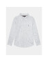 Tommy Hilfiger Cămașă Mini Monogram Print Shirt L/S KB0KB08735 Alb Regular Fit - Pled.ro