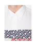 Tommy Hilfiger Cămașă Monogram Blocking MW0MW30628 Alb Regular Fit - Pled.ro