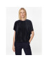 Tommy Hilfiger Cămașă pijama Plated Short Sleeve UW0UW04516 Bleumarin Relaxed Fit - Pled.ro