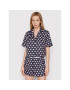 Tommy Hilfiger Cămașă pijama UW0UW03949 Bleumarin Relaxed Fit - Pled.ro