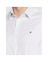 Tommy Hilfiger Cămașă Two Tone Dot Print MW0MW29145 Alb Regular Fit - Pled.ro