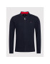 Tommy Hilfiger Cardigan Basket Weave Structure Baseball MW0MW25351 Bleumarin Regular Fit - Pled.ro