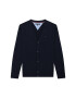 Tommy Hilfiger Cardigan Boys Basic V-Neck KB0KB03979 D Bleumarin Regular Fit - Pled.ro