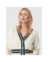 Tommy Hilfiger Cardigan ICONS WW0WW35478 Bej Relaxed Fit - Pled.ro