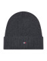 Tommy Hilfiger Căciulă Essential Flag Beanie AM0AM10337 Gri - Pled.ro