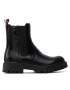 Tommy Hilfiger Cizme Cheksea Boot T3A5-32390-1355 Negru - Pled.ro