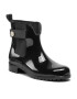 Tommy Hilfiger Cizme de cauciuc Ankle Rainboot With Metal Detail FW0FW06777 Negru - Pled.ro