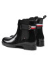 Tommy Hilfiger Cizme de cauciuc Hardware Rainboot FW0FW05968 Negru - Pled.ro