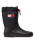 Tommy Hilfiger Cizme de cauciuc Rain Boot T3X6-30766-0047 S Negru - Pled.ro