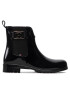 Tommy Hilfiger Cizme de cauciuc Th Hardware Rainboot FW0FW06129 Negru - Pled.ro