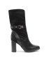 Tommy Hilfiger Cizme Elevated Th High Heel Boot FW0FW06056 Negru - Pled.ro