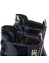 Tommy Hilfiger Cizme Lace-Up Bootie T4A5-32412-0775 S Bleumarin - Pled.ro