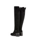 Tommy Hilfiger Cizme lungi muschetar Feminine Suede Overknee Boot FW0FW07667 Negru - Pled.ro