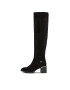 Tommy Hilfiger Cizme lungi muschetar Feminine Suede Overknee Boot FW0FW07667 Negru - Pled.ro