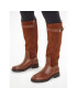 Tommy Hilfiger Cizme lungi riding Casual Essential Belt Longboot FW0FW07480 Maro - Pled.ro