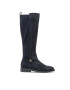 Tommy Hilfiger Cizme lungi riding Th Essentials Longboot FW0FW07050 Bleumarin - Pled.ro