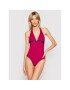 Tommy Hilfiger Costum de baie Halter UW0UW02711 Roz - Pled.ro