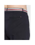 Tommy Hilfiger Curve Pantalon scurți din material Tencel WW0WW30870 Bleumarin Regular Fit - Pled.ro