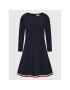 Tommy Hilfiger Curve Rochie de zi Cry Angela WW0WW36438 Bleumarin Regular Fit - Pled.ro