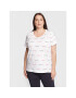 Tommy Hilfiger Curve Tricou UW0UW03297 Alb Regular Fit - Pled.ro