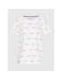 Tommy Hilfiger Curve Tricou UW0UW03297 Alb Regular Fit - Pled.ro