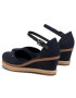 Tommy Hilfiger Espadrile Basic Closed Toe Mid Wedge FW0FW04787 Bleumarin - Pled.ro