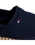 Tommy Hilfiger Espadrile Basic Tommy Flat Espadrille FW0FW04827 Bleumarin - Pled.ro