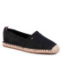 Tommy Hilfiger Espadrile Basic Tommy Flat Espadrille FW0FW04827 Negru - Pled.ro