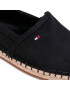 Tommy Hilfiger Espadrile Basic Tommy Flat Espadrille FW0FW04827 Negru - Pled.ro