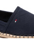 Tommy Hilfiger Espadrile Basic Tommy Flat Espadrille FW0FW06497 Bleumarin - Pled.ro