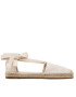 Tommy Hilfiger Espadrile Closed Toe Espadrille Monogram W FW0FW07253 Écru - Pled.ro