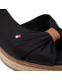 Tommy Hilfiger Espadrile Elba 40D FW0FW00906 Negru - Pled.ro