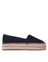 Tommy Hilfiger Espadrile Embroidered Flatform FW0FW07014 Bleumarin - Pled.ro