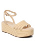 Tommy Hilfiger Espadrile Essenital Flatform Sandal FW0FW07161 Galben - Pled.ro