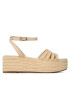 Tommy Hilfiger Espadrile Essenital Flatform Sandal FW0FW07161 Galben - Pled.ro