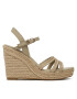 Tommy Hilfiger Espadrile Essential Basic Wedge Sandal FW0FW07220 Bej - Pled.ro