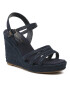 Tommy Hilfiger Espadrile Essential Basic Wedge Sandal FW0FW07220 Bleumarin - Pled.ro