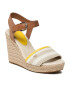 Tommy Hilfiger Espadrile Feminine Crochet High Wedge FW0FW07274 Colorat - Pled.ro