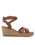 Tommy Hilfiger Espadrile Feminine Low Wedge Sandal FW0FW06303 Maro - Pled.ro