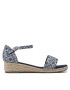 Tommy Hilfiger Espadrile Rope Wedge Sandal Denim T3A7-32776-0048 S Albastru - Pled.ro