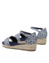 Tommy Hilfiger Espadrile Rope Wedge Sandal Denim T3A7-32776-0048 S Albastru - Pled.ro