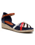 Tommy Hilfiger Espadrile Rope Wedge Sandal T3A2-31055-1167X051 Bleumarin - Pled.ro