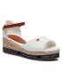 Tommy Hilfiger Espadrile Rope Wedge Sandal T3A2-31056-0048 Alb - Pled.ro