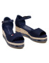 Tommy Hilfiger Espadrile Rope Wedge Sandal T3A2-31056-0048 M Bleumarin - Pled.ro