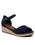 Tommy Hilfiger Espadrile Rope Wedge Sandal T3A7-32185-0048 M Bleumarin - Pled.ro