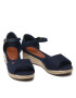 Tommy Hilfiger Espadrile Rope Wedge Sandal T3A7-32185-0048 M Bleumarin - Pled.ro