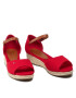 Tommy Hilfiger Espadrile Rope Wedge Sandal T3A7-32185-0048 M Roșu - Pled.ro